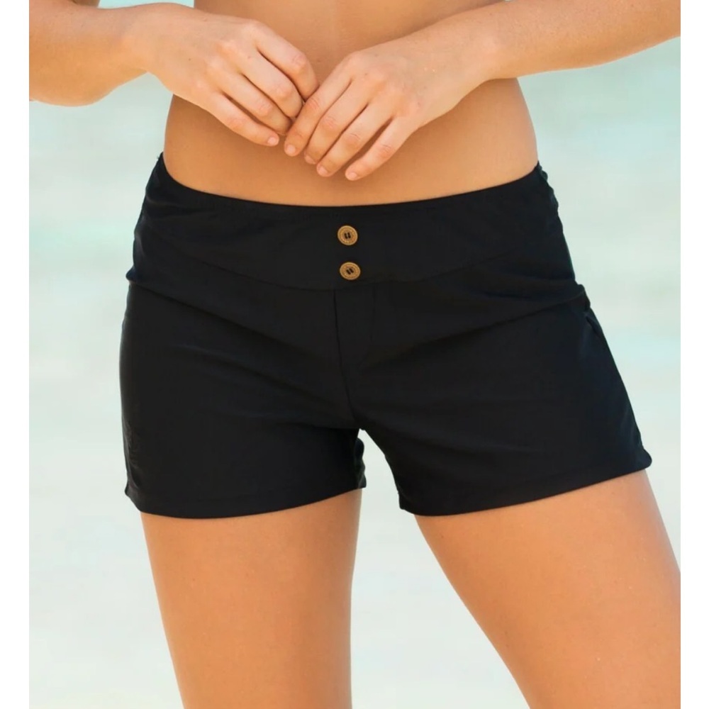 Hapari Black Cover Board Shorts